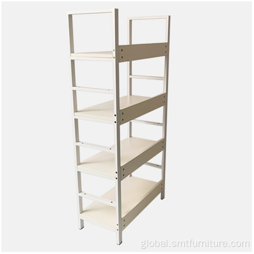 China 4 Layer Metal Leaning Ladder Shelf Bookcase Manufactory